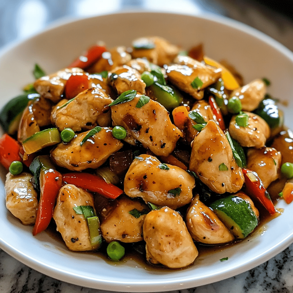 Honey Garlic Chicken Stir-Fry