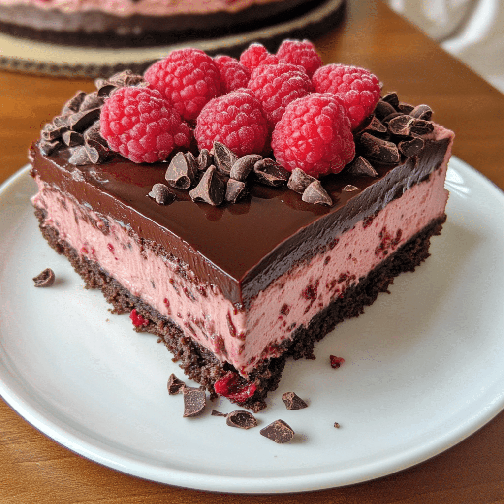Raspberry Chocolate Cheesecake - Crisp And Yum